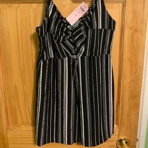 NWT Target Wild Fable Black&White Romper Medium